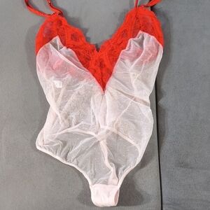 10items/$10 Auden Red and White Lace Intimates